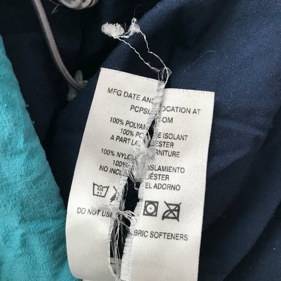 Patagonia Womens Nano Air Jacket Blue Hooded Drawstring Hem Medium - Picture 4 of 13